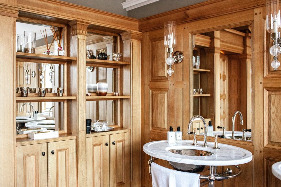 Oak Bathroom Jonathan Lees Architects